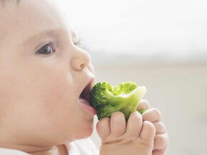 Bebe mange du broccoli Bebe mange du broccoli