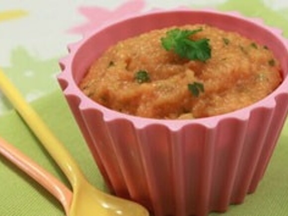 Semoule aux carottes et coriandre - Cuisinez pour bébé